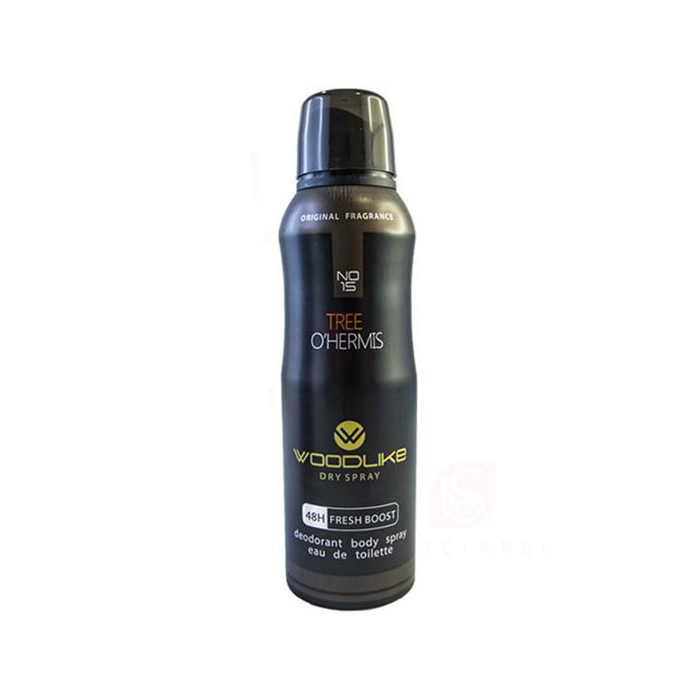 اسپری خوشبو کننده بدن مردانه تق هرمس Woodlike 200ml