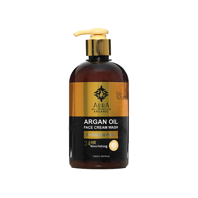 ژل شستشوی صورت کرمی روغن آرگان Adra 500ml
