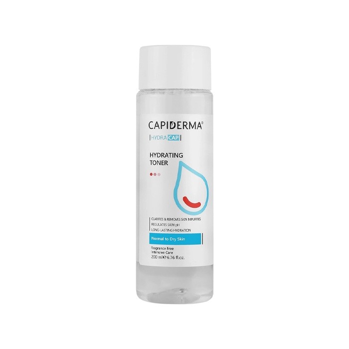 تونر پاک کننده هیدراکپ مناسب پوست خشک و نرمال CAPIDERMA