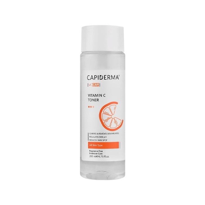 تونر پاک کننده صورت ویتامین سی CAPIDERMA