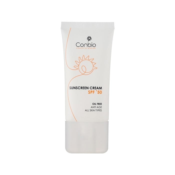 کرم ضد آفتاب بی رنگ مناسب انواع پوست Conbio SPF50