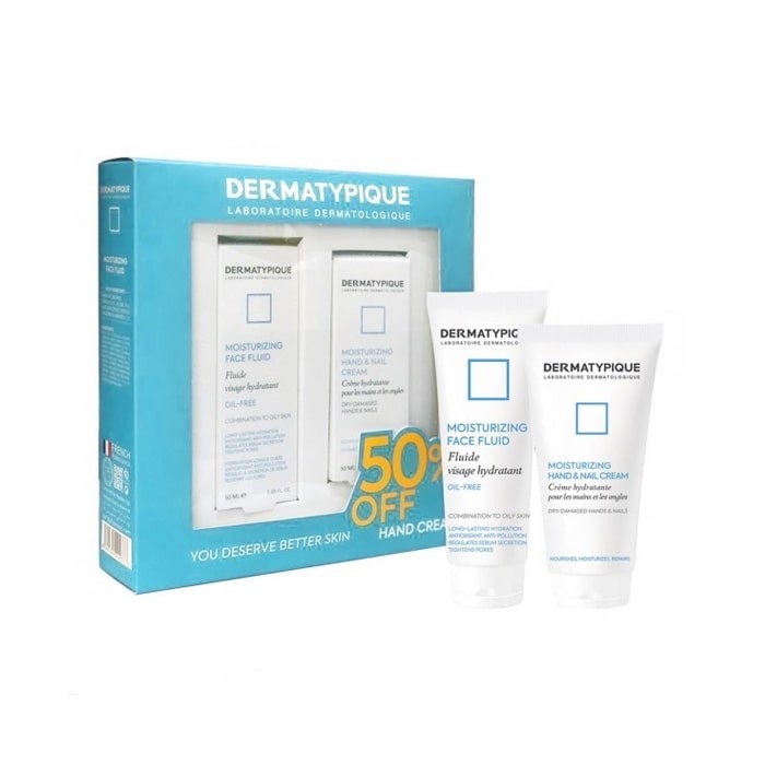 پک کرم دست و فلوئید مرطوب کننده صورت DERMATYPIQUE