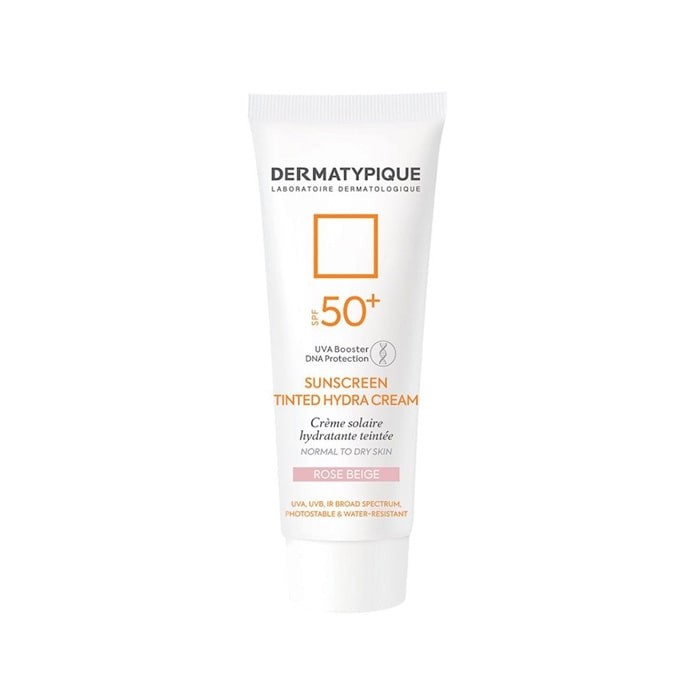 کرم ضد آفتاب رنگی رز بژ مناسب پوست خشک Dermatypique SPF50