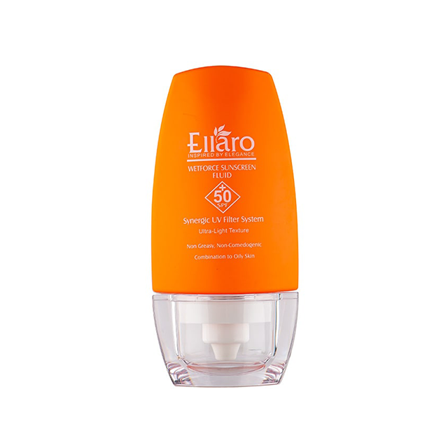 فلوئید ضد آفتاب وت فورس Ellaro SPF50