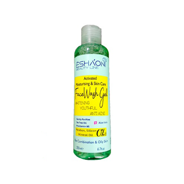 ژل شستشو مناسب پوست چرب و مختلط Eshaoni 200ml