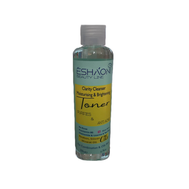 تونر پاک کننده پوست چرب و مختلط Eshaoni 200ml