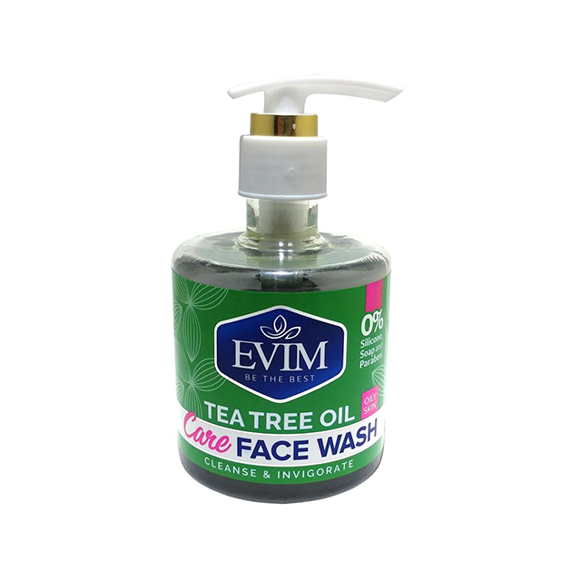 ژل شستشوی صورت روغن درخت چای Evim 250ml