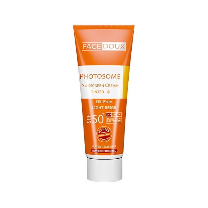 کرم ضد آفتاب رنگی پوست چرب FACEDOUX SPF50