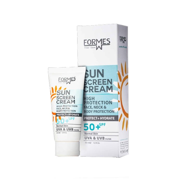 كرم ضد آفتاب بی رنگ با FORMES SPF50