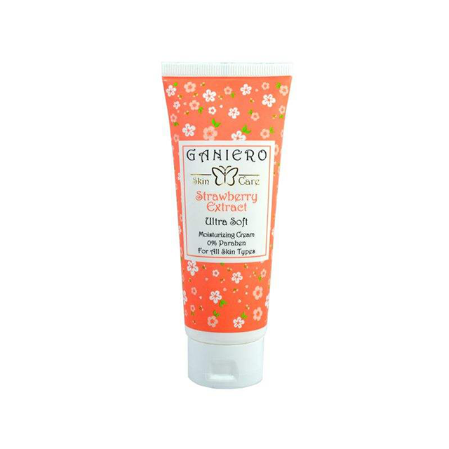 کرم مرطوب کننده با عصاره توت فرنگی GANIERO 75ml