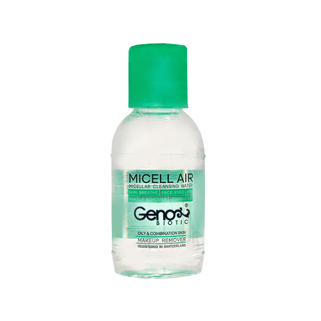 محلول پاک کننده آرایش مناسب پوست چرب و مختلط Geno Biotic 35ml