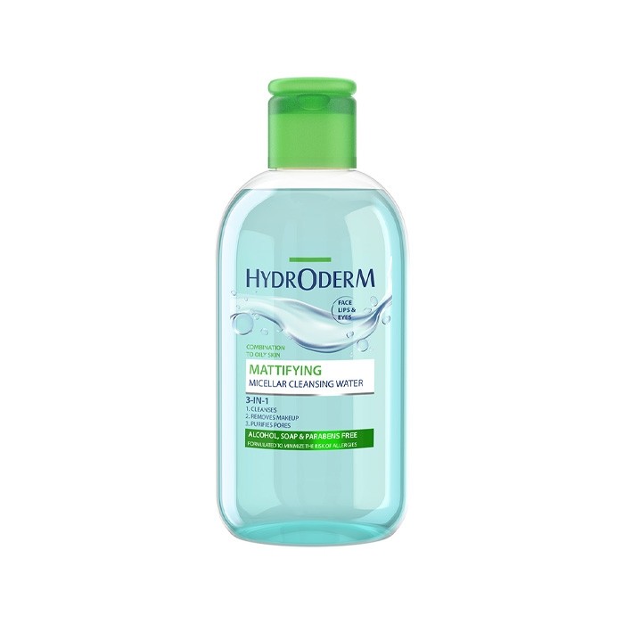 میسلار واتر مات کننده 3 در 1 مناسب پوست چرب HYDRODERM