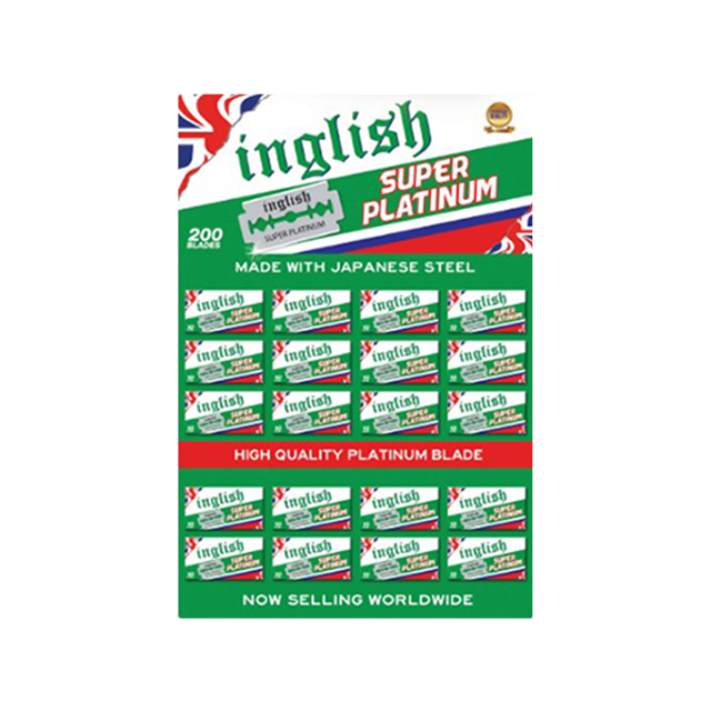 تیغ اصلاح 200 عددی سوپر پلاتینیوم Inglish