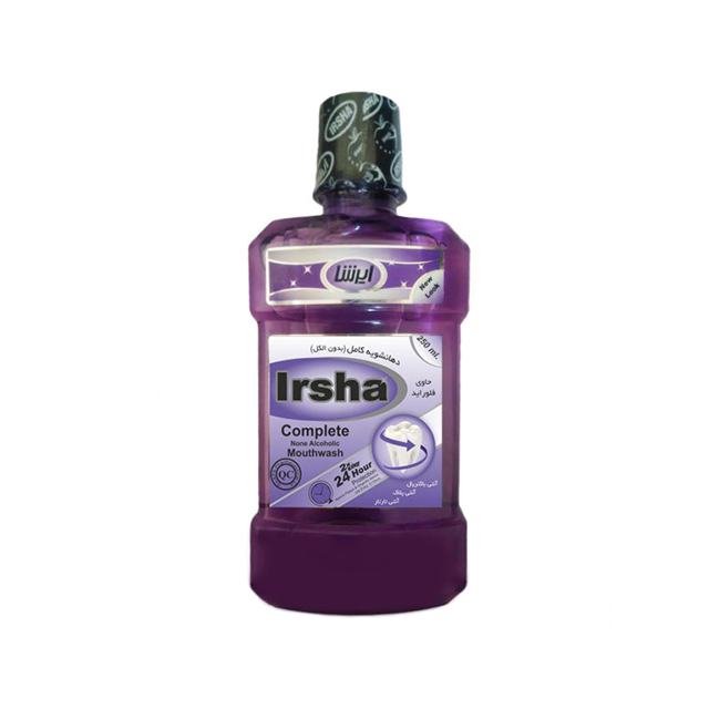 دهانشویه کامل بدون الکل Irsha 250ml