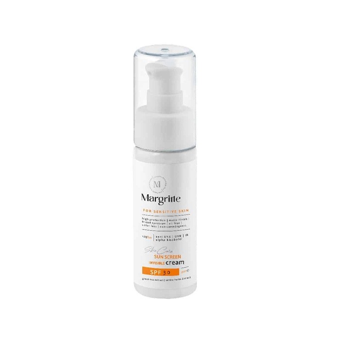 ضد آفتاب بی رنگ مناسب پوست حساس Margritte SPF30
