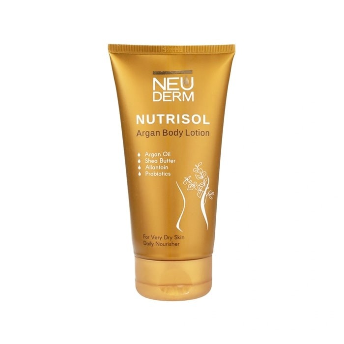 لوسیون بدن آرگان نوتریسل مناسب پوست خیلی خشک NEUDERM