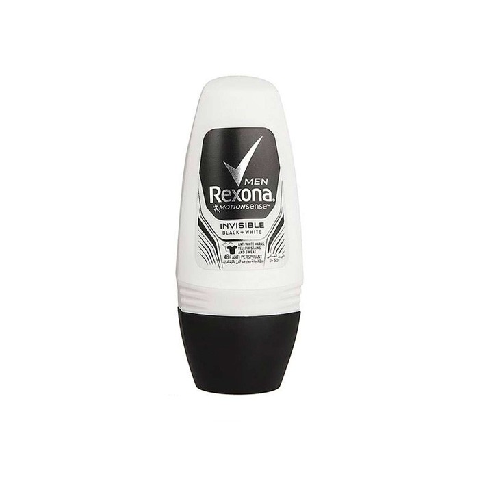 رول مردانه اینویزیبل بلک اند وایت Rexona