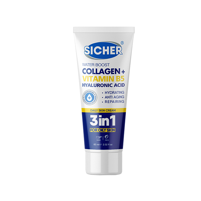 کرم آبرسان 3 در 1 مناسب پوست چرب Sicher 60ml