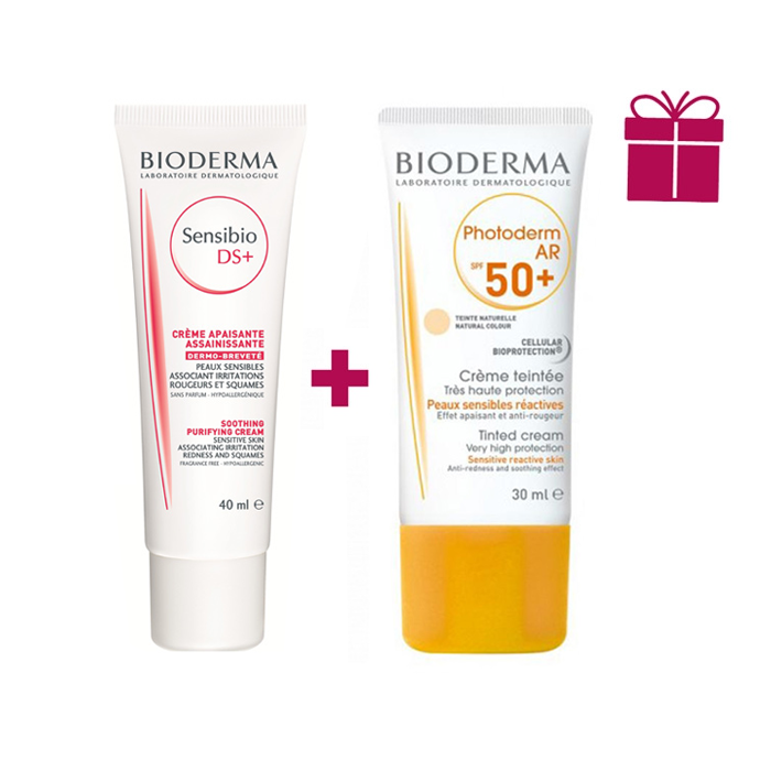 کرم التیام بخش سن سی بیو دی اس پلاس BIODERMA + کرم ضد آفتاب فتودرم ای آر +BIODERMA SPF50