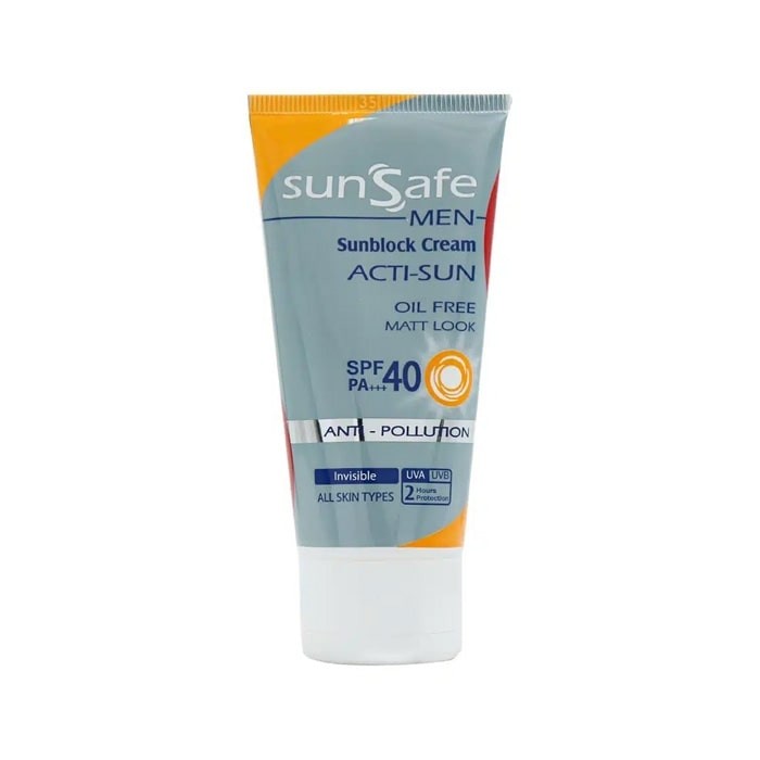 کرم ضد آفتاب فاقد چربی آقایان SunSafe SPF40