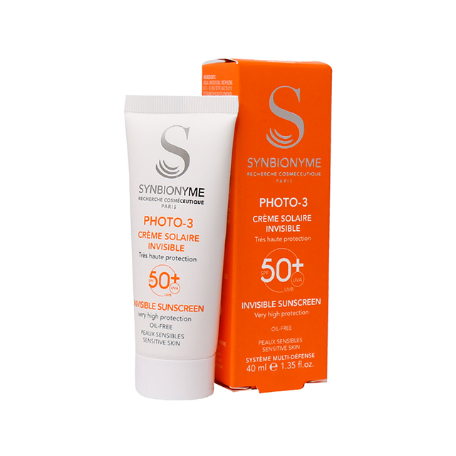 کرم ضد آفتاب فوتو 3 بی رنگ با SYNBIONYME SPF50
