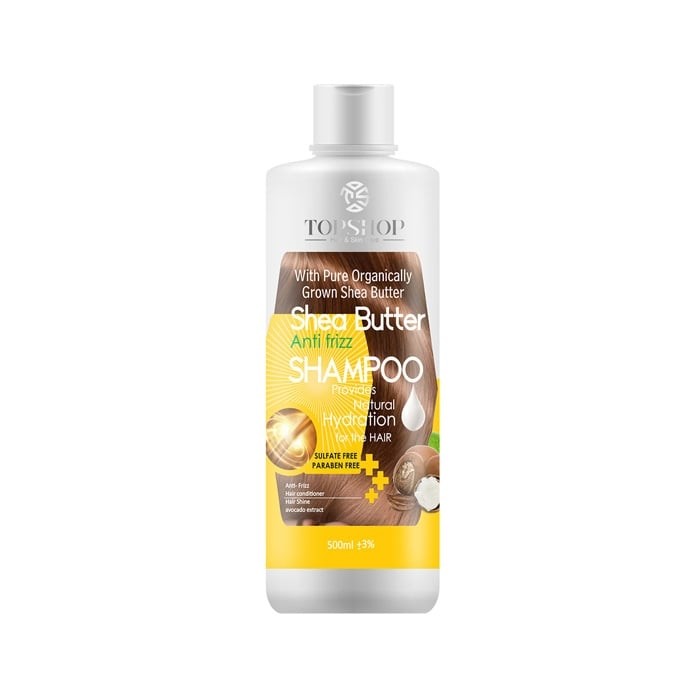شامپو ضد وز حاوی شی باتر TOPSHOP 500ml