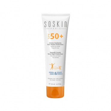 کرم ضد آفتاب و مرطوب کننده صورت و بدن Soskin SPF50