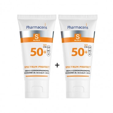 پکیج دو عددی کرم ضد آفتاب اسپکترام پروتکت Pharmaceris SPF50