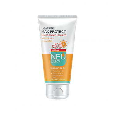 کرم ضد آفتاب بی رنگ فاقد چربی مکس پروتکت NEUDERM
