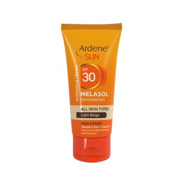 کرم ضد آفتاب ضد لک ملاسل بژ روشن با پوشانندگی بالا Ardene Sun SPF30