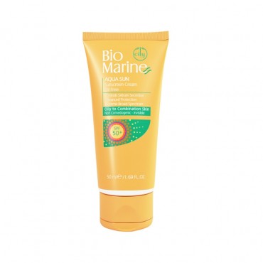 کرم ضد آفتاب بی رنگ فاقد چربی آکوا سان BioMarine SPF50