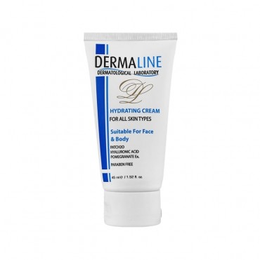 کرم آبرسان صورت و بدن Dermaline