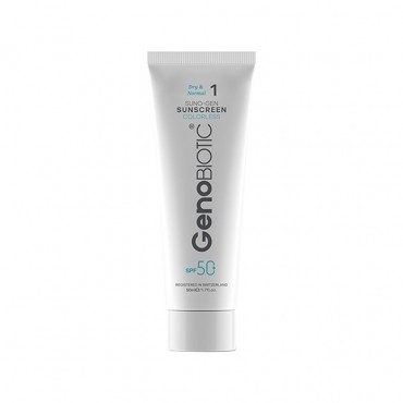 کرم ضد آفتاب بی رنگ مخصوص پوست نرمال و خشک Geno Biotic