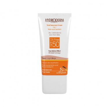 ضد آفتاب کرم پودری فاقد چربی 2 در 1 HYDRODERM SPF50