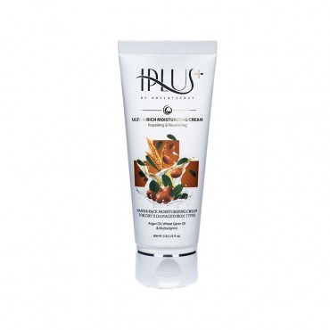 کرم مرطوب کننده روغن آرگان و جوانه گندم IPLUS 60ml
