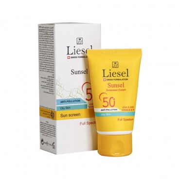 کرم ضد آفتاب سان سل مناسب پوست چرب با Liesel SPF50
