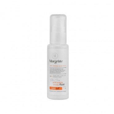 فلوئید ضد آفتاب بی رنگ پوست خشک و معمولی Margritte SPF50
