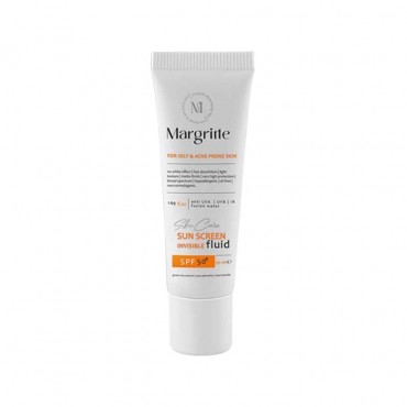 فلوئید ضد آفتاب بی رنگ پوست چرب و مستعد آکنه Margritte SPF50