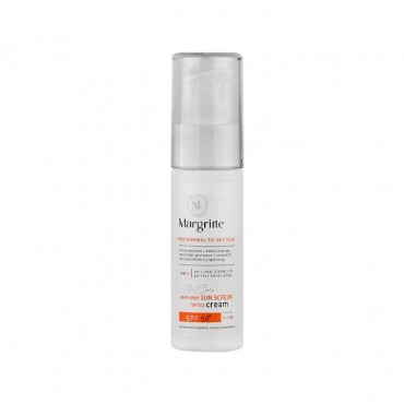 کرم ضد آفتاب و روشن کننده بژ روشن مناسب پوست نرمال و خشک Margritte SPF50