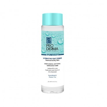 تونر آبرسان پوست نرمال تا خشک پیور وست PRODERMA