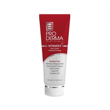 کرم ضد چروک و سفت کننده صورت ویتاوست PRODERMA
