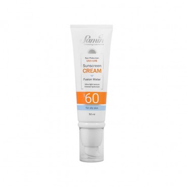کرم ضد آفتاب فیوژن واتر پوست چرب Samin SPF60