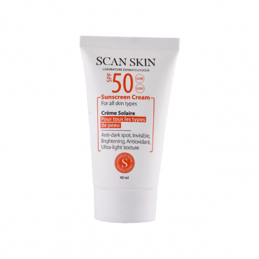 کرم ضد آفتاب و ضد لک با Scan Skin SPF50