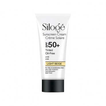 کرم ضد آفتاب رنگی پوست چرب و مختلط Siloge SPF50