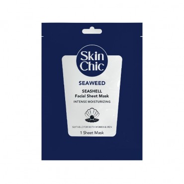 ماسک صورت ورقه ای جلبک دریایی و عصاره صدف Skin Chic