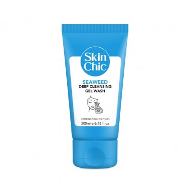 ژل شوینده صورت حاوی عصاره جلبک دریایی Skin Chic