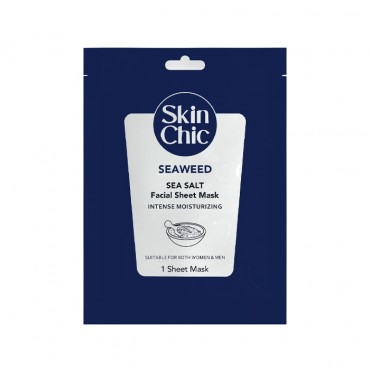 ماسک صورت ورقه ای جلبک دریایی و نمک دریایی Skin Chic