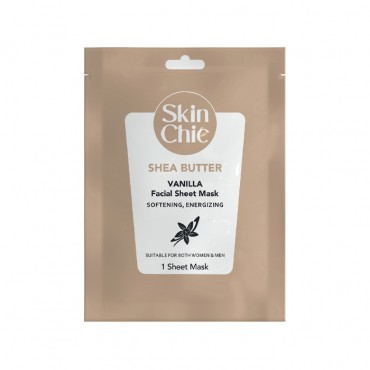 ماسک صورت ورقه ای شی باتر و عصاره وانیل Skin Chic