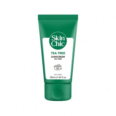 کرم ضد آفتاب عصاره درخت چای Skin Chic SPF50