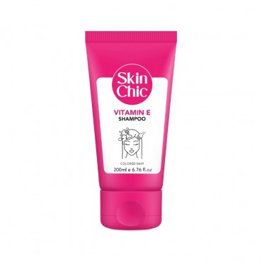 شامپو موهای رنگ شده حاوی ویتامین Skin Chic E